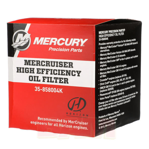 Mercury-Mercruiser Oil Filter High Efficiency 858004K