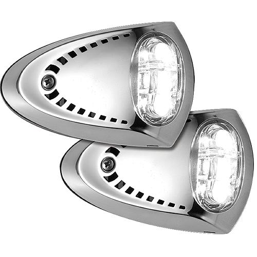 Stainless LED Docking Lights 2.8 x 4.8